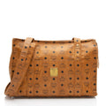 MCM Vintage Visetos Heritage Medium Shopper Tote