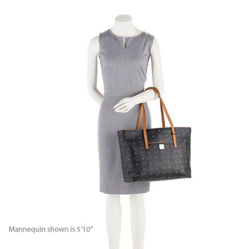 MCM Visetos Anya Top-Zip Tote (SHF-15673)