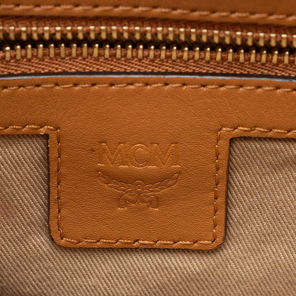 MCM Visetos Essential Drawstring Small Backpack