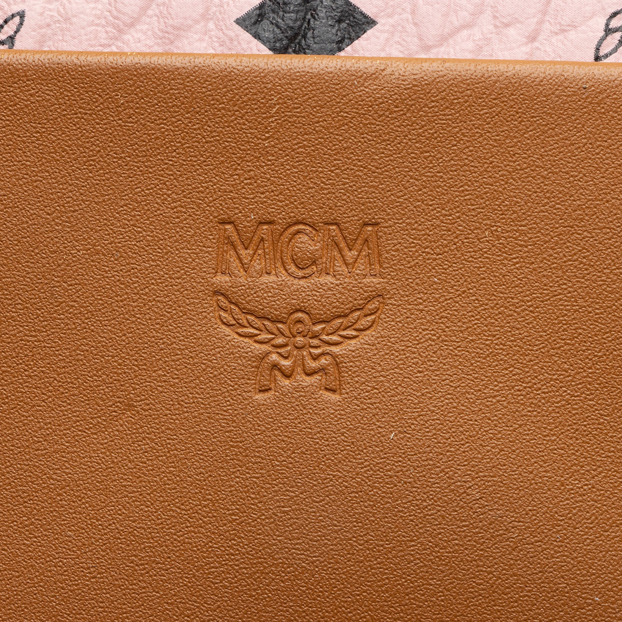 MCM Visetos Essential Drawstring Small Backpack