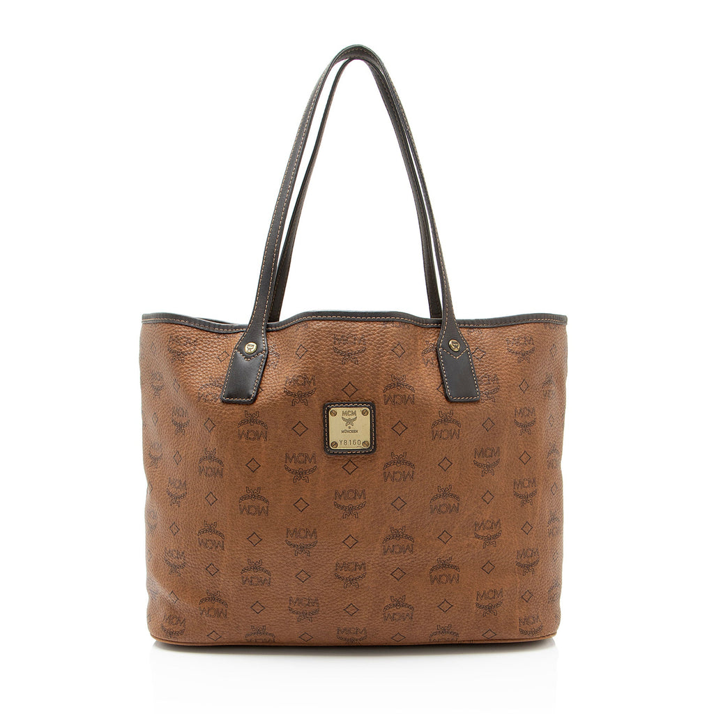 MCM Visetos Large Tote