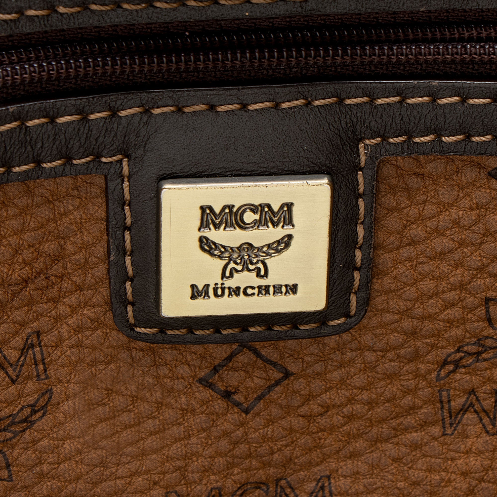 MCM Visetos Large Tote