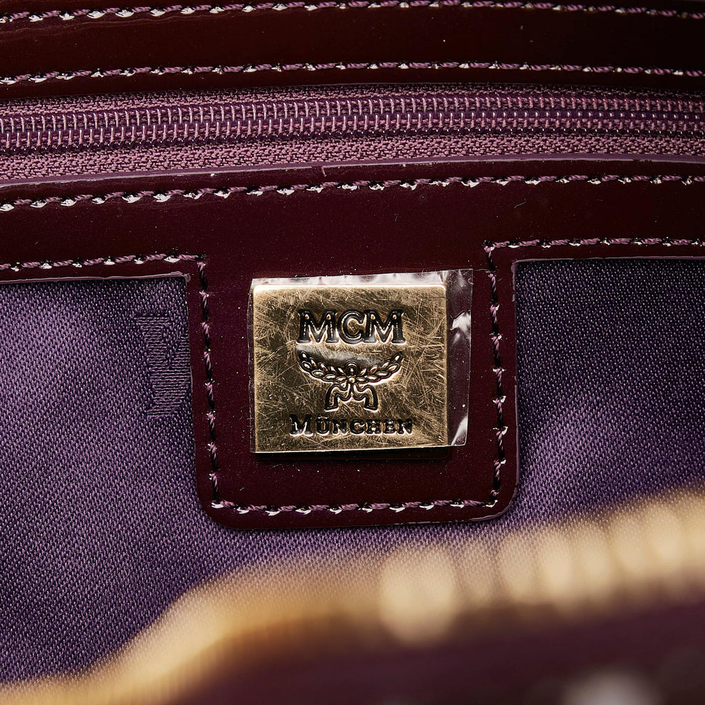 MCM Visetos Patent Leather Handbag (SHG-28039)