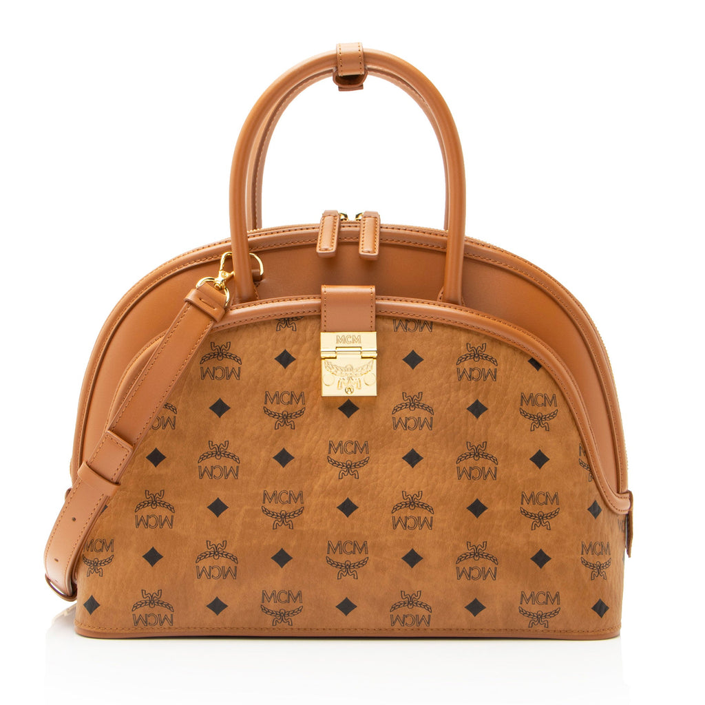 MCM Visetos Tracy Medium Tote
