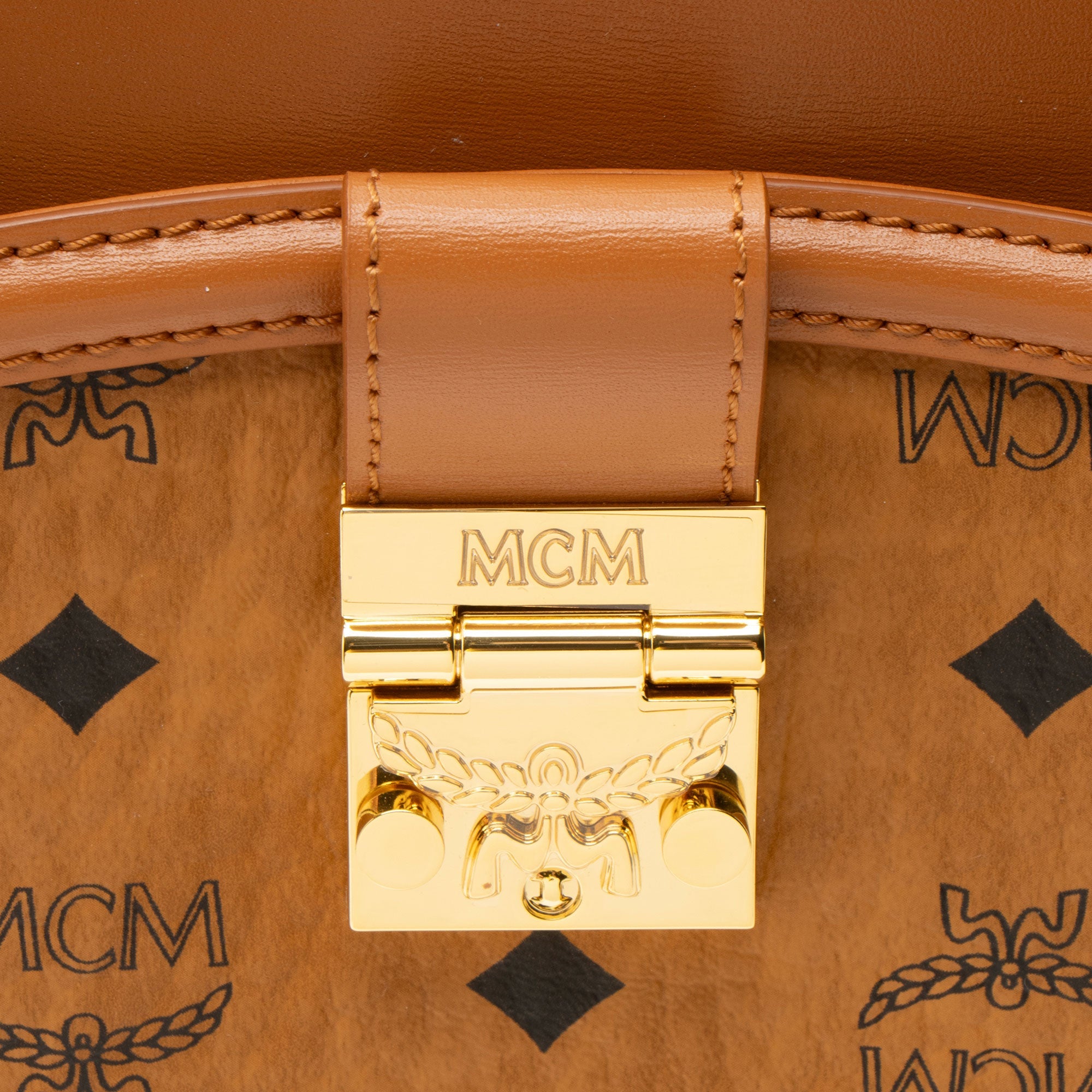 MCM Visetos Tracy Medium Tote