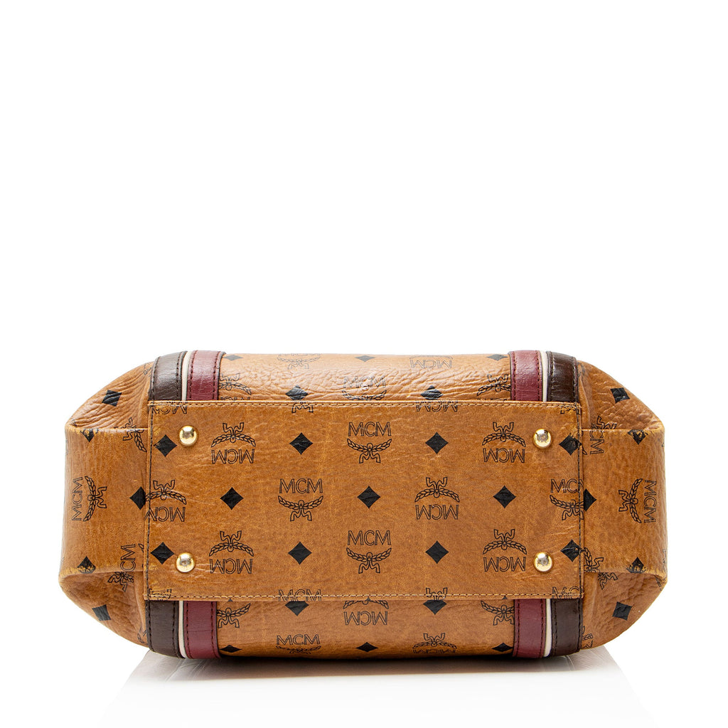MCM Visetos Zip Tote
