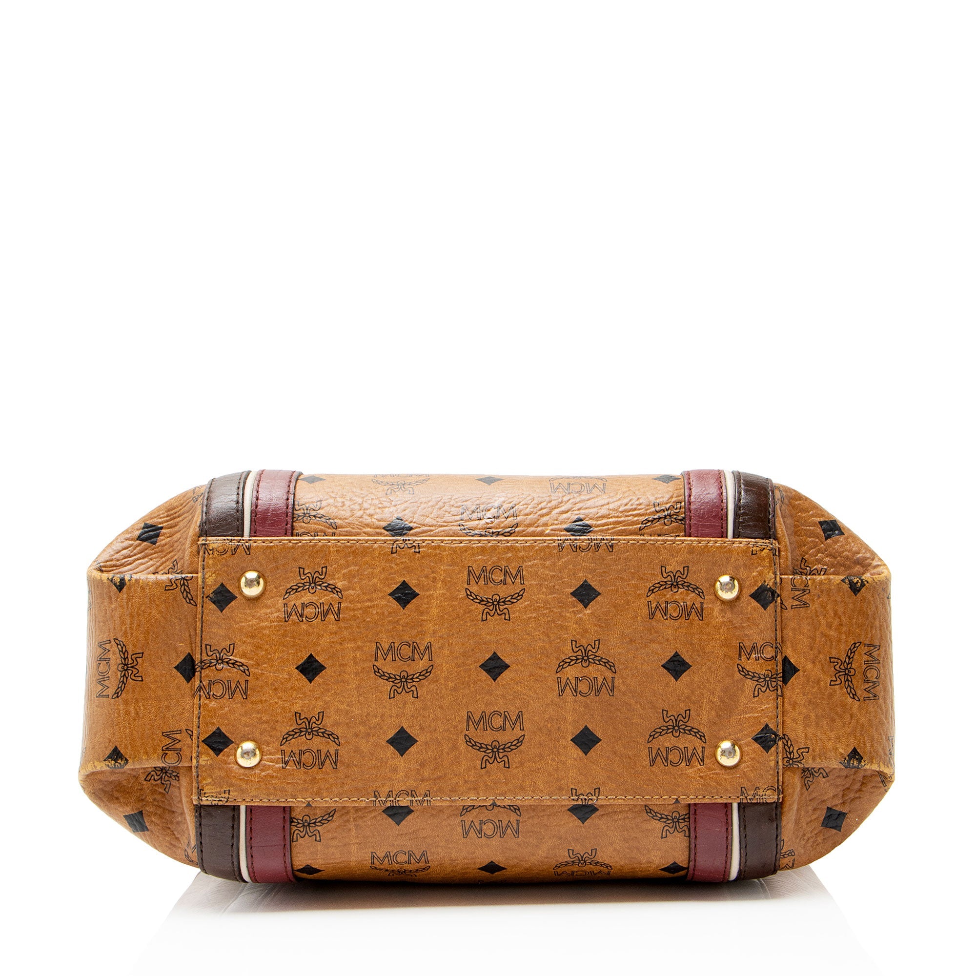 MCM Visetos Zip Tote