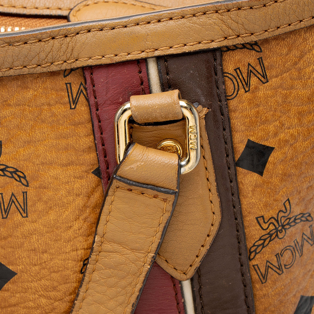 MCM Visetos Zip Tote