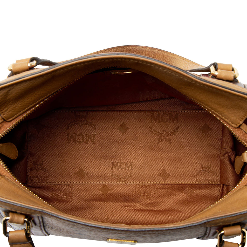 MCM Visetos Zip Tote