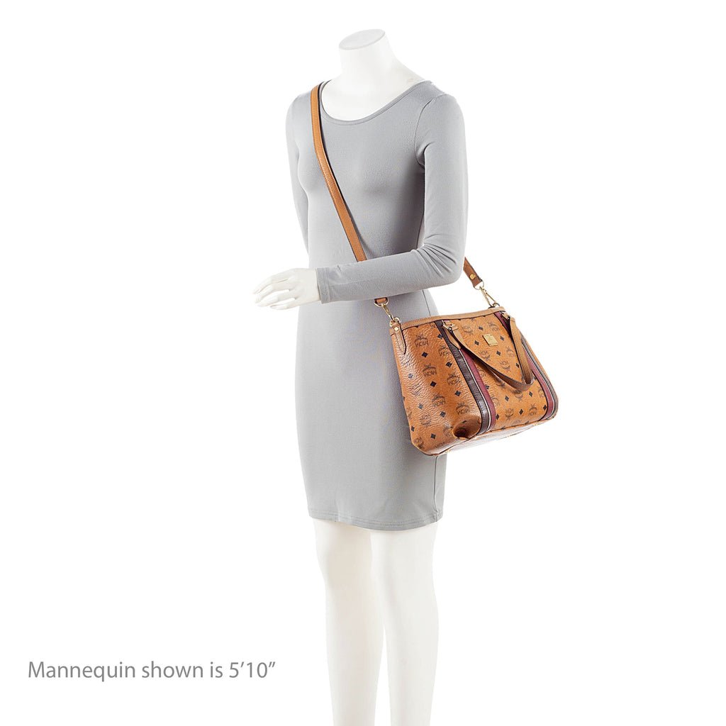 MCM Visetos Zip Tote