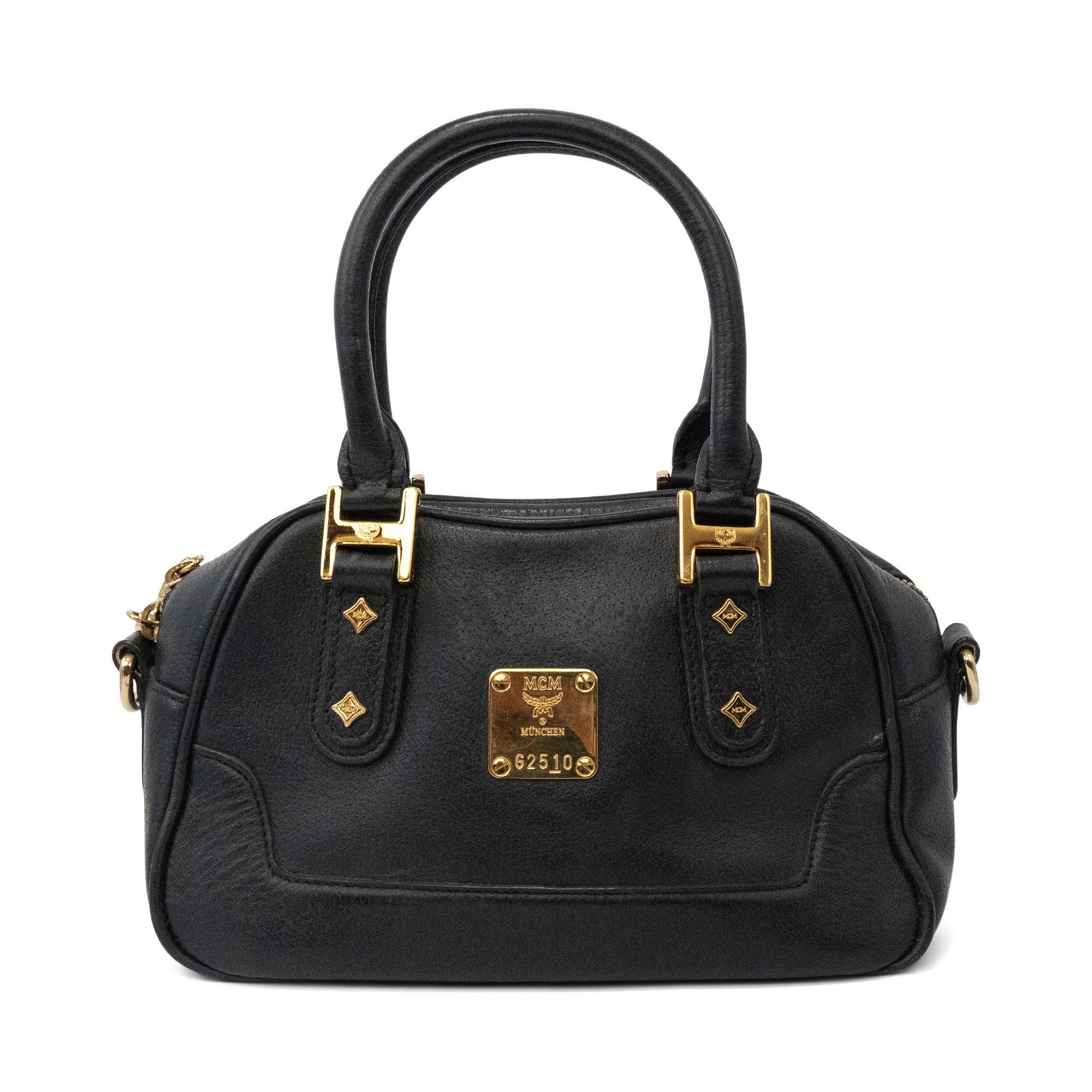 MCM Mini Boston Handbag