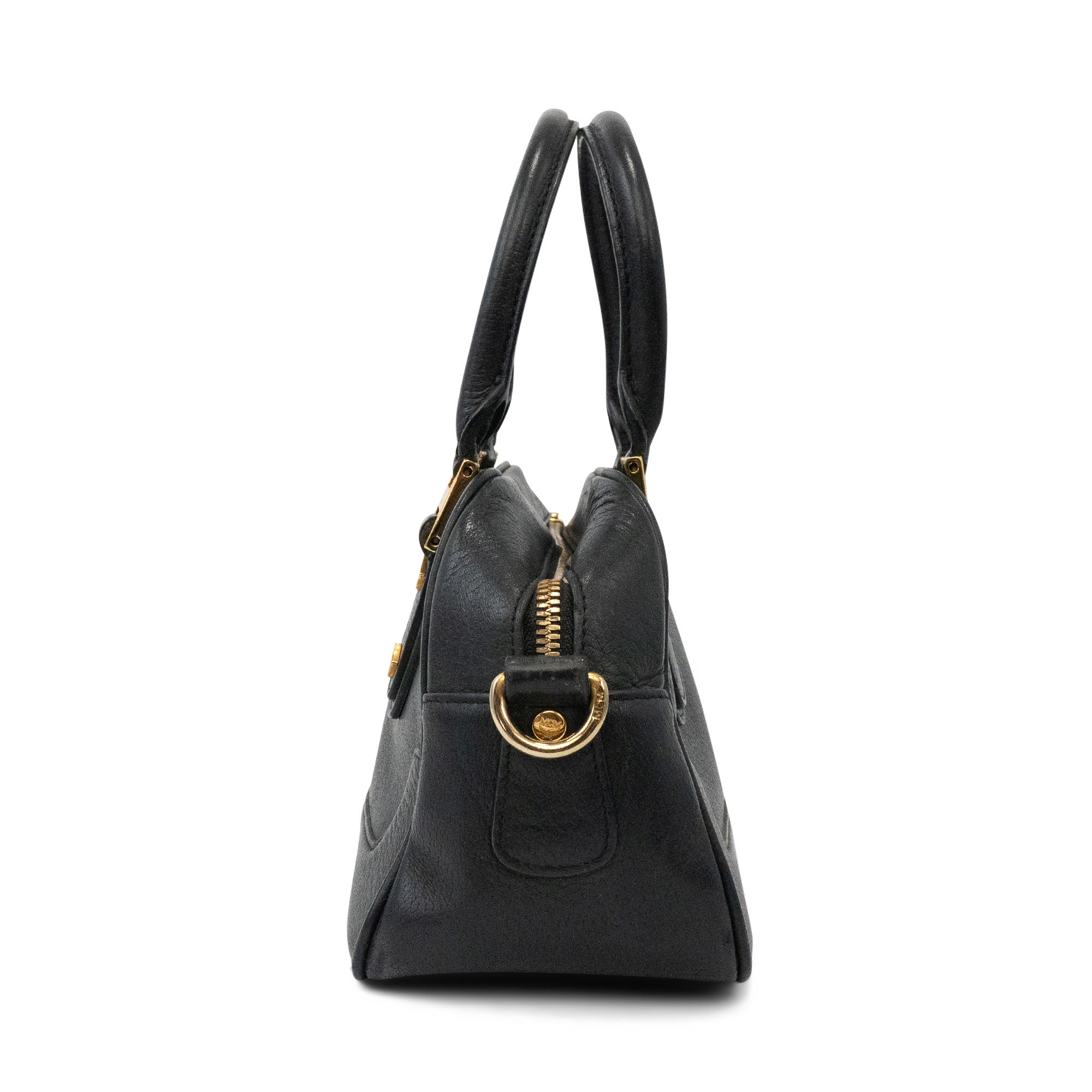 MCM Mini Boston Handbag