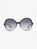 Chanel Oversized Round Sunglasses Black Acetate 140mm