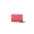 Chanel Caviar Coco Wallet On Chain Pink