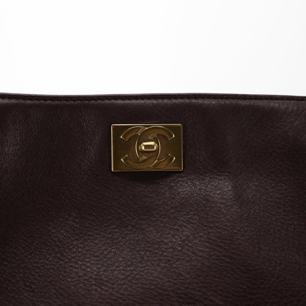 Chanel Vintage Shoulder Bag Brown