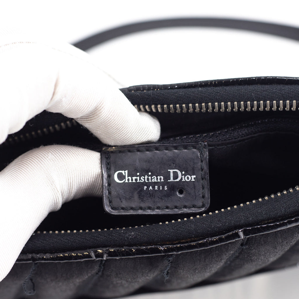 Dior Montaigne 1947 Bag Black by John Galliano Collection