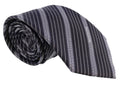 Missoni Multi Stripe Blue/Grey Woven 100% Silk Tie