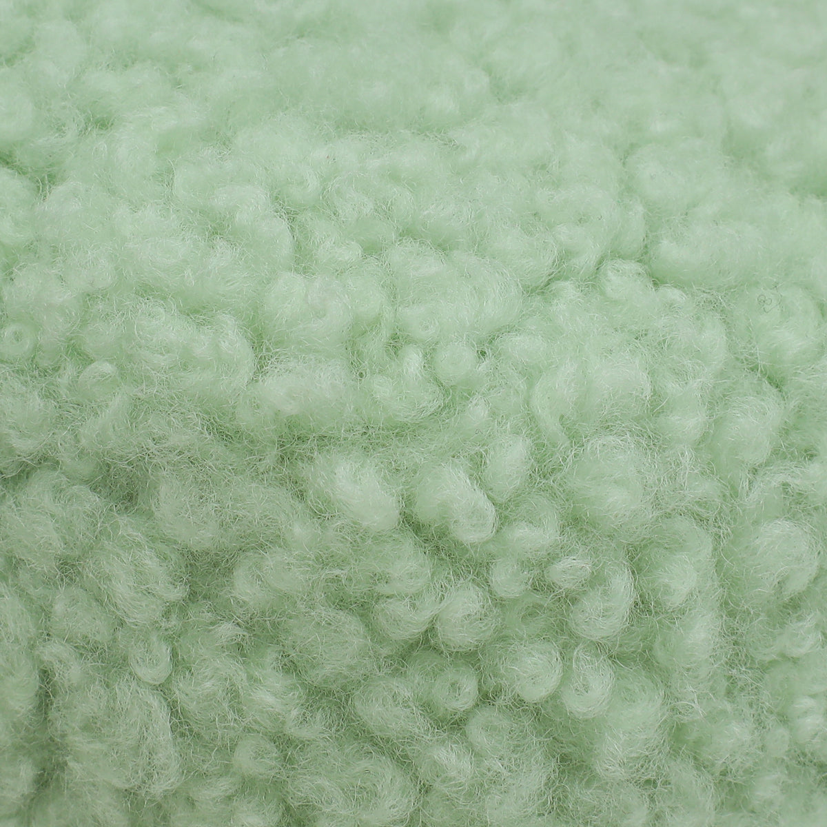 Miu Miu Green Shearling Mini Wander Handle Bag