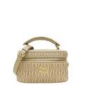 Miu Miu Sand Matelassé Nappa Shoulder Bag