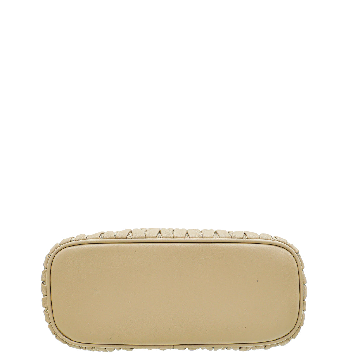 Miu Miu Sand Matelassé Nappa Shoulder Bag