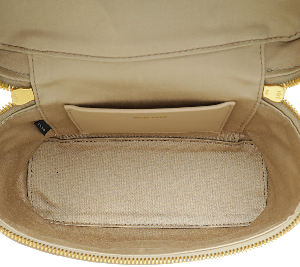 Miu Miu Sand Matelassé Nappa Shoulder Bag