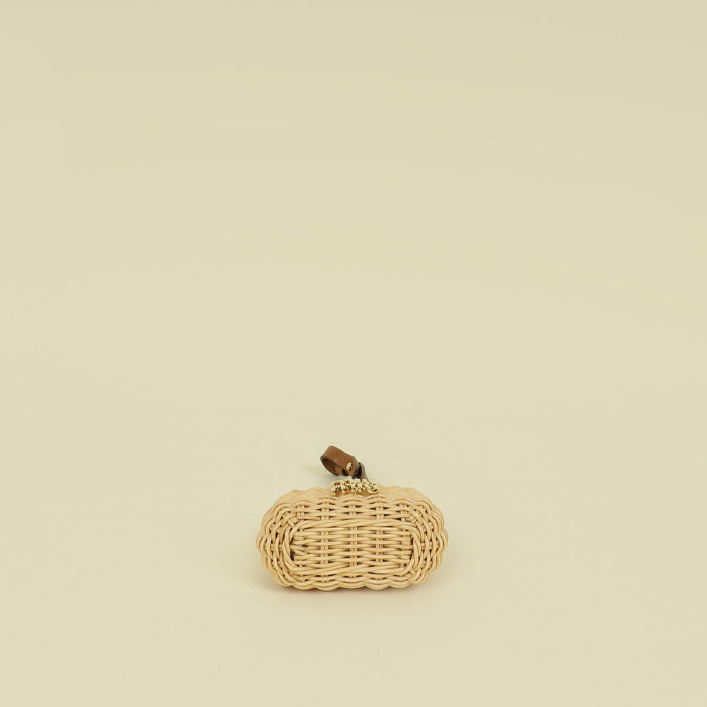 Miu Miu Bicolor Wander Wicker Bag Charm