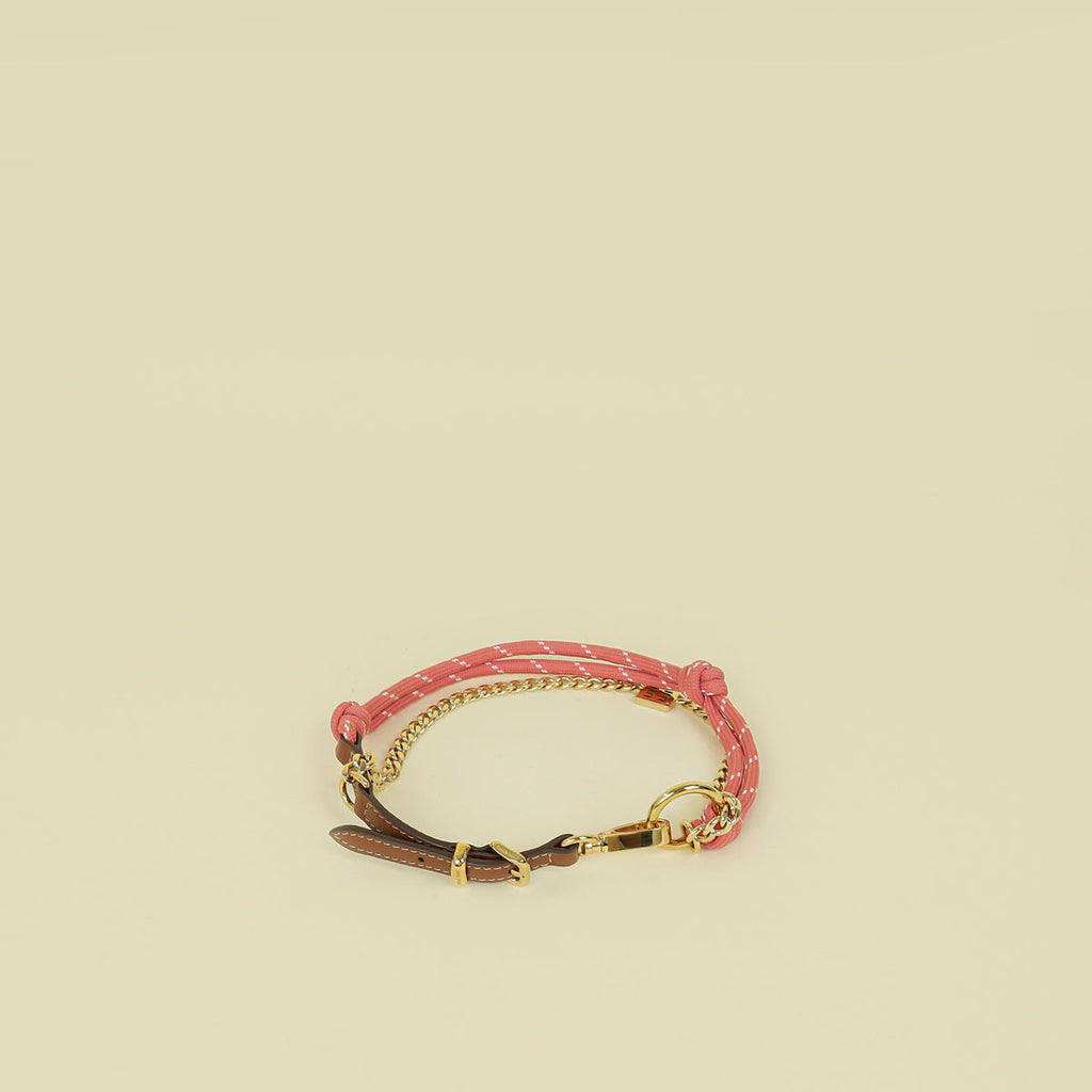 Miu Miu Bicolor, Cord and Metal Trick Keyring
