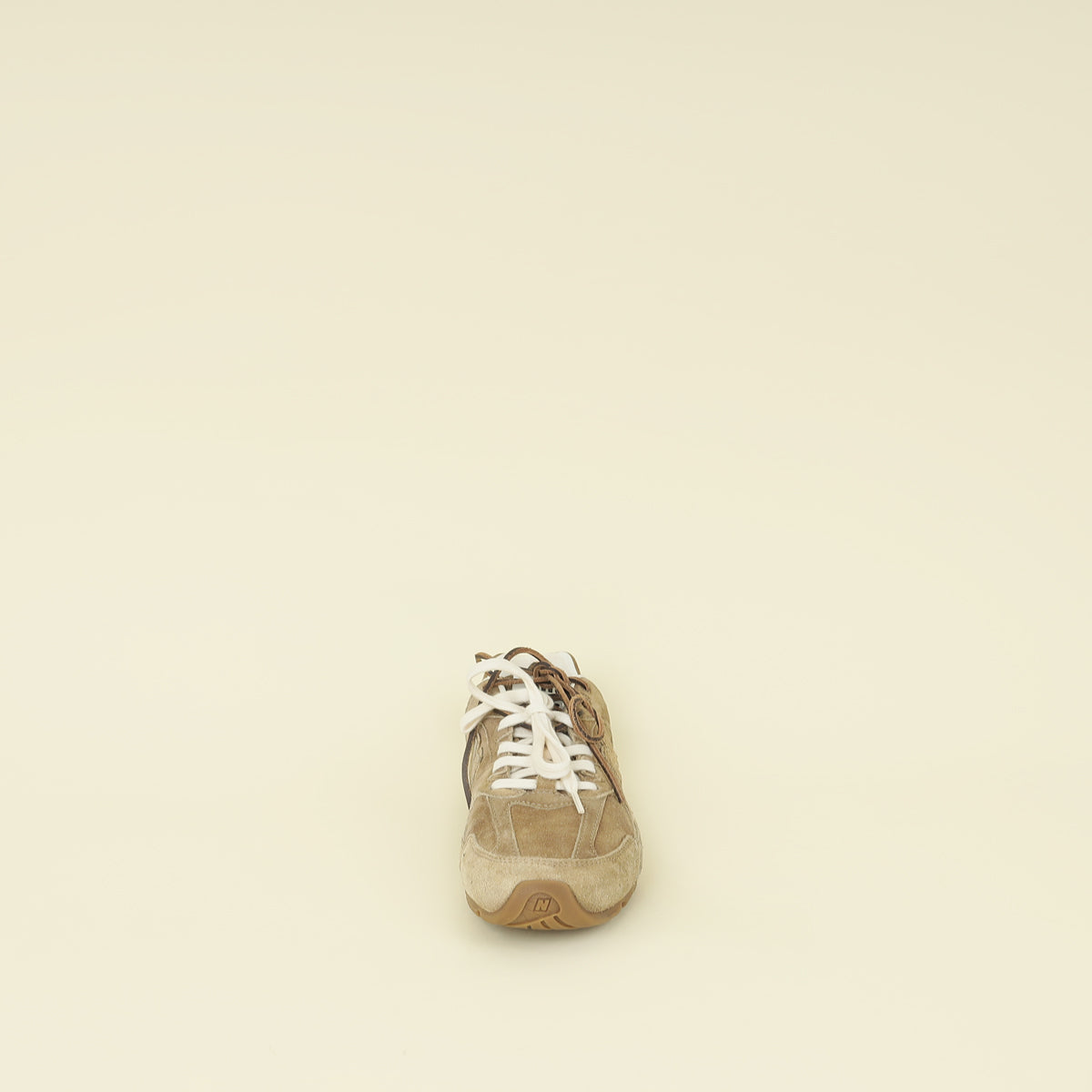 Miu Miu Ecru X New Balance 530 SL Suede Sneakers 39