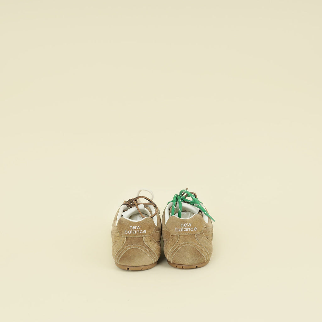 Miu Miu Ecru X New Balance 530 SL Suede Sneakers 39