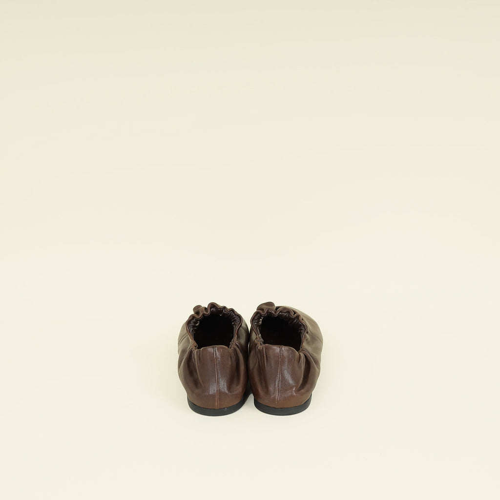 Miu Miu Briarwood Ruches Nappa Ballerinas 40