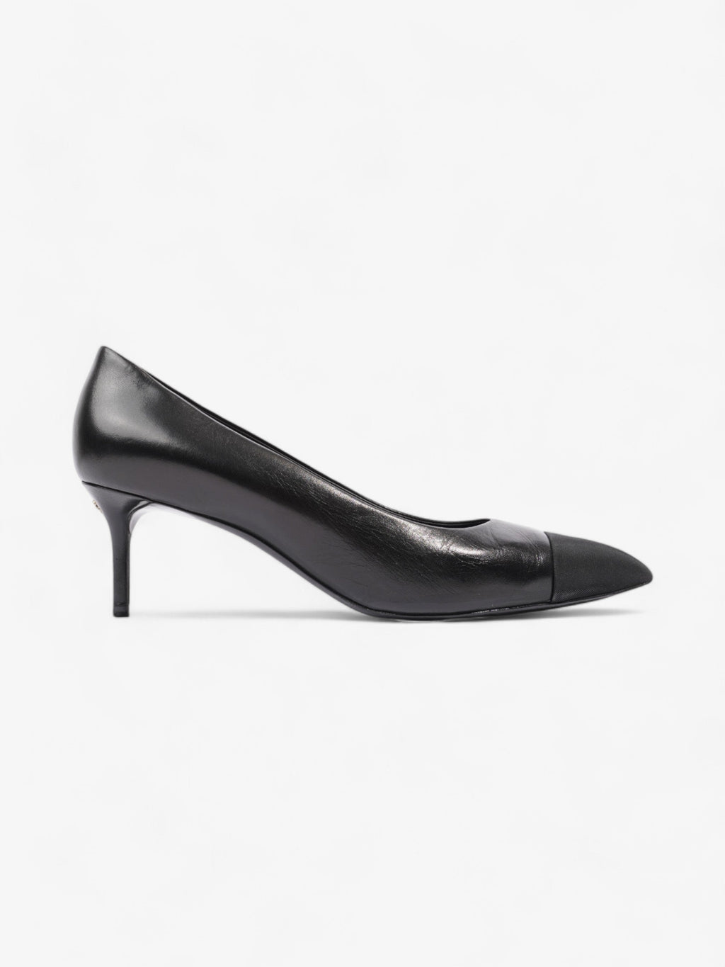 Chanel Pointed Heel 65mm Black Leather EU 41 UK 8