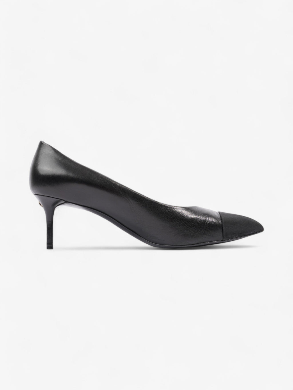 Chanel Pointed Heel 65mm Black Leather EU 41 UK 8
