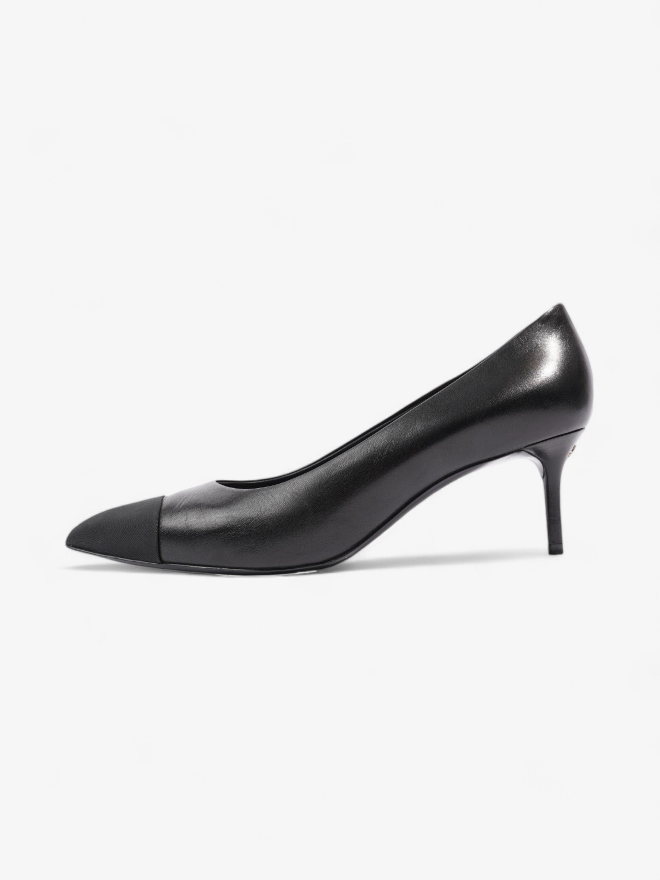 Chanel Pointed Heel 65mm Black Leather EU 41 UK 8