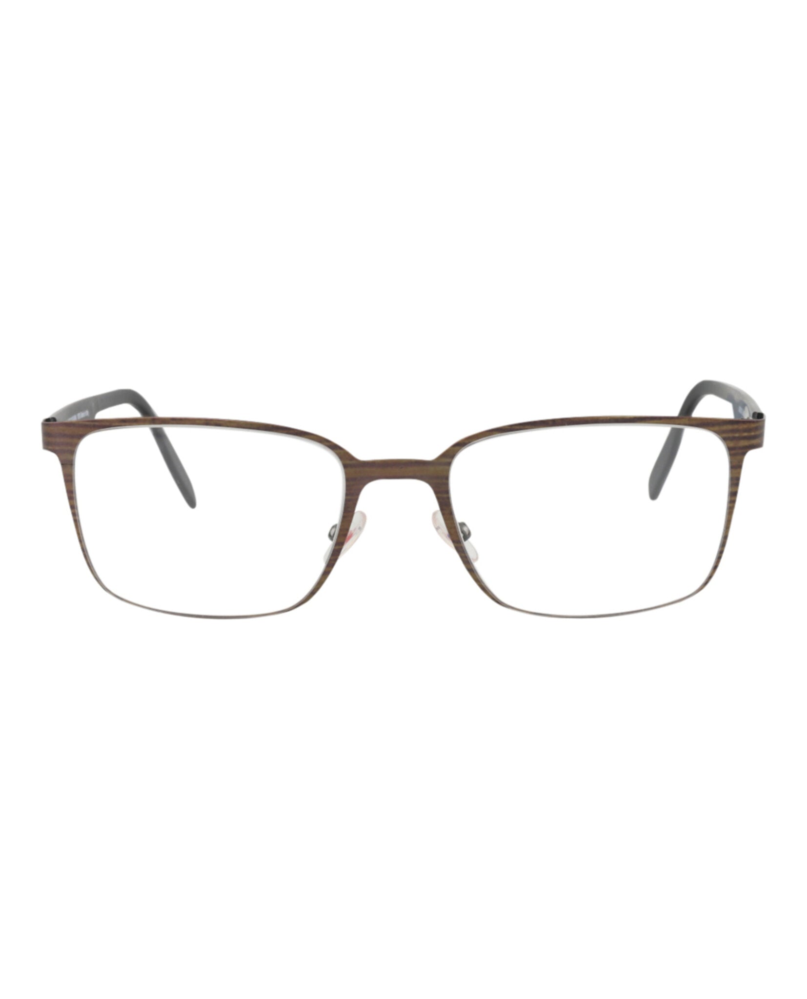 Maui Jim Mens Square/Rectangle Wood Grain Black Transparent Fashion Designer Eyewear