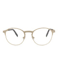 Maui Jim Unisex Round/Oval Gold Gold Transparent Fashion Designer Eyewear