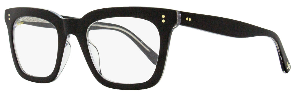 Maui Jim Rectangular Eyeglasses MJO2216 02K Black/Clear 49mm Black Clear