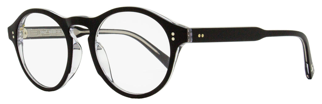 Maui Jim Oval Eyeglasses MJO2232 02K Black/Clear 49mm Black Clear