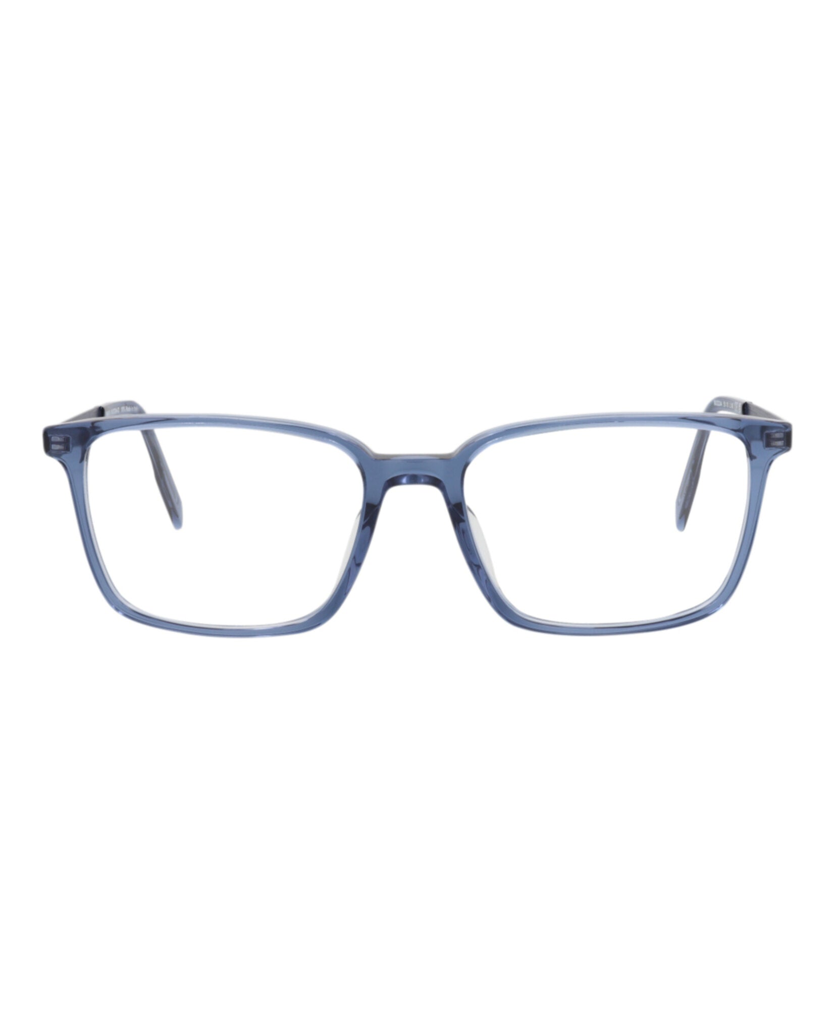 Maui Jim Mens Square/Rectangle Blue Blue Transparent Fashion Designer Eyewear
