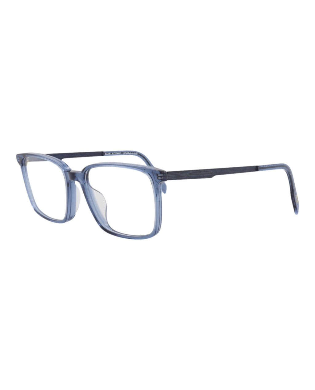 Maui Jim Mens Square/Rectangle Blue Blue Transparent Fashion Designer Eyewear