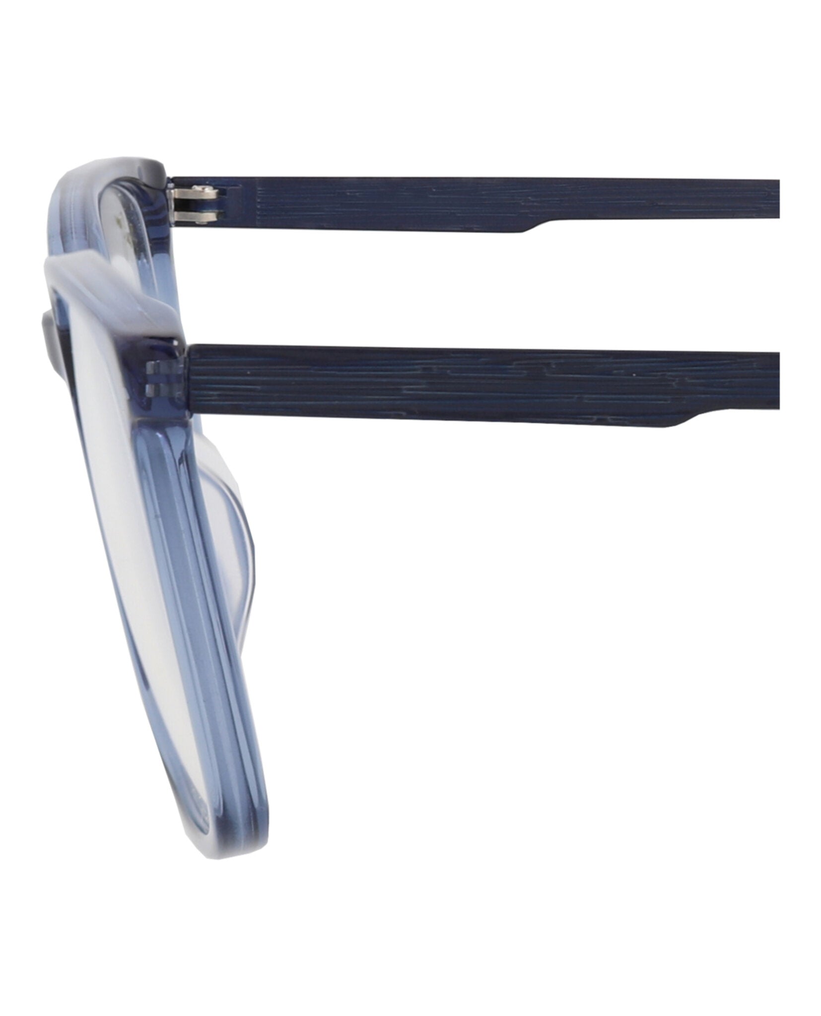 Maui Jim Mens Square/Rectangle Blue Blue Transparent Fashion Designer Eyewear