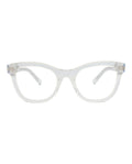 Maui Jim Womens Round/Oval Crystal Crystal Transparent Fashion Designer Eyewear