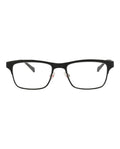 Maui Jim Mens Square/Rectangle Black Black Transparent Fashion Designer Eyewear Black Black Transparent