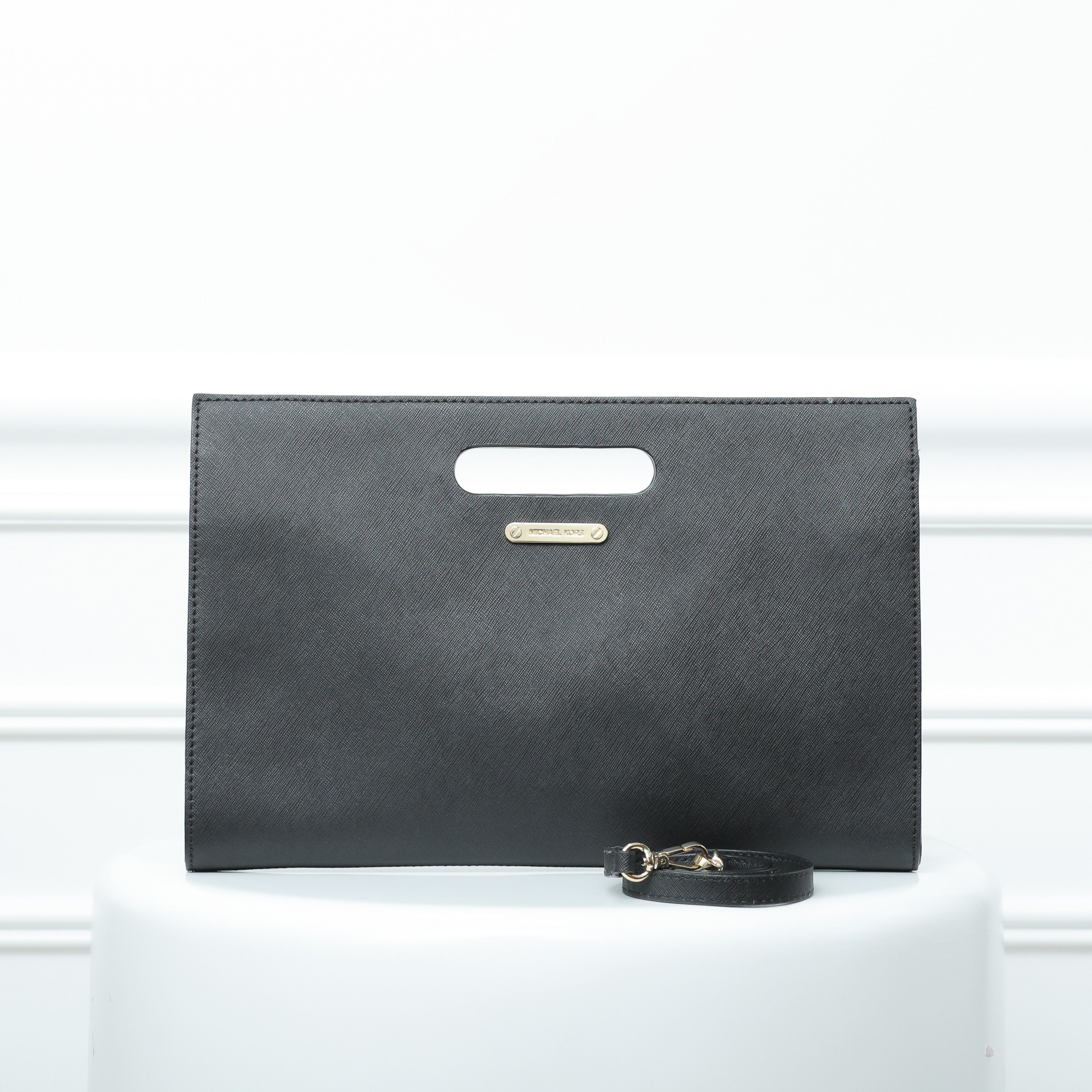 Michael Kors Black Tilda Crossbody Clutch