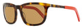 Moncler Kolligian Sunglasses ML0290 52E Havana/Red 57mm Havana Red
