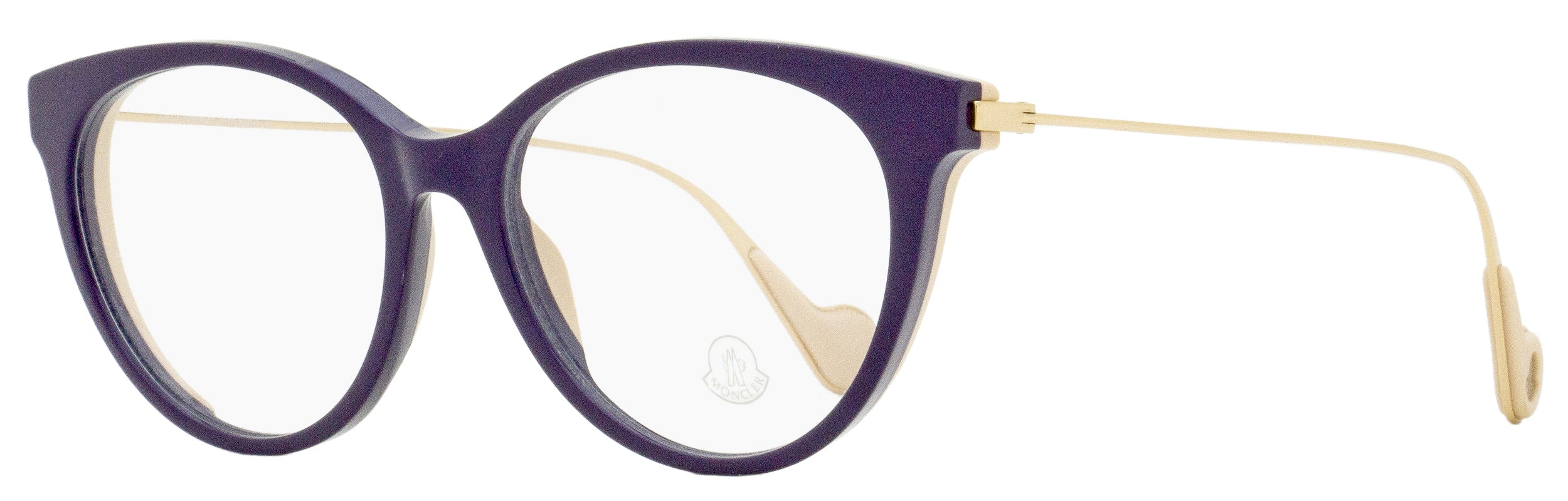 Moncler Pantos Eyeglasses ML5071 081 Violet/Rose/Gold 53mm 5071 Violet Rose Gold