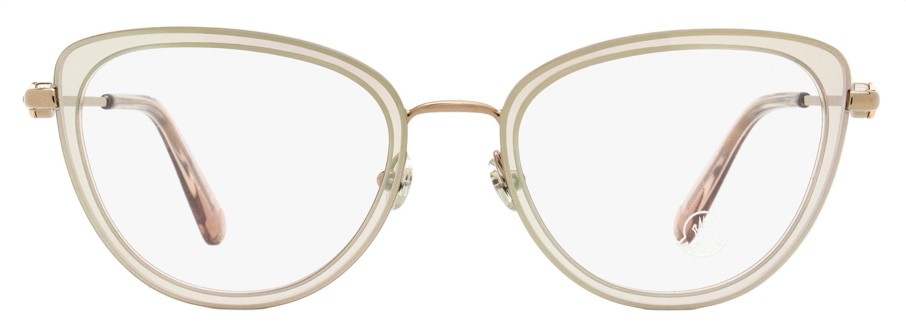 Moncler Cat Eye Eyeglasses ML5148 034 Bronze/Rose 52mm