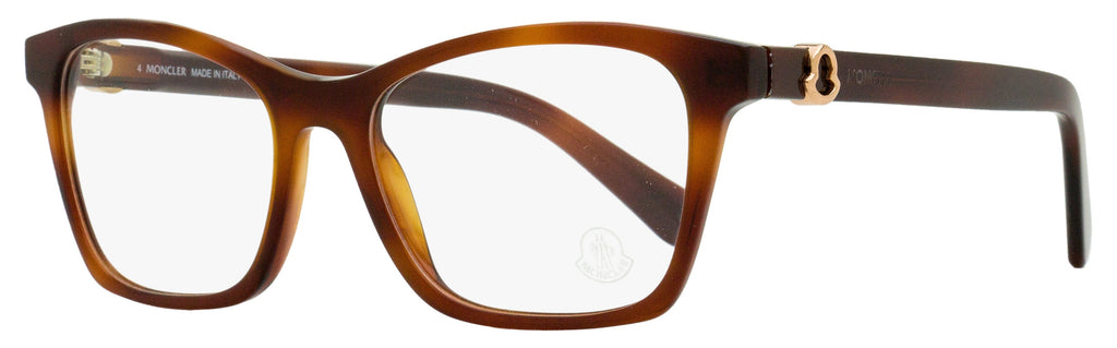 Moncler Rectangular Eyeglasses ML5168 054 Red Havana 53mm Red Havana