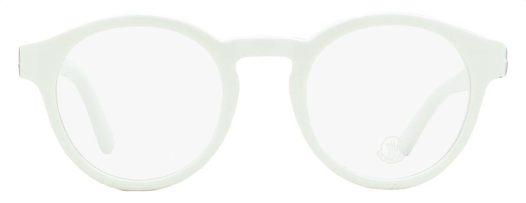 Moncler Oval Eyeglasses ML5189 021 White 49mm