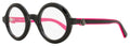 Moncler Round Eyeglasses ML5194 01A Black/Red 48mm Black Red
