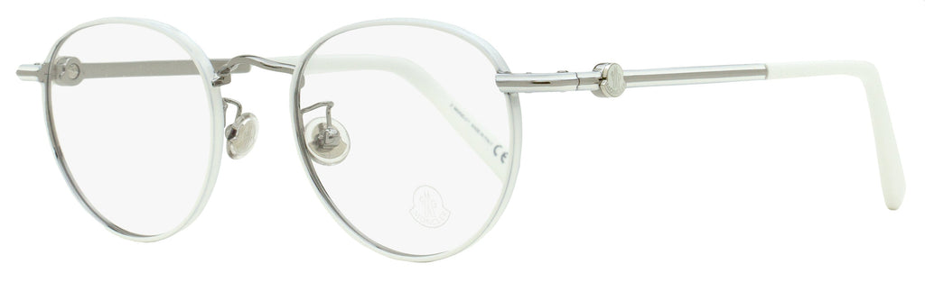 Moncler Oval Eyeglasses ML5204H 021 White 48mm White